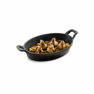 Form oval svart gjutjärn 215x155mm, 1 St/Frp