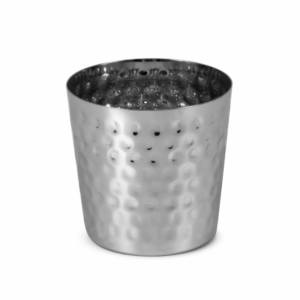 Bägare hamrad rostfri D85mm H85mm, 12 St/Frp