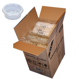 Salladsbägare & Lock 200ml 500st