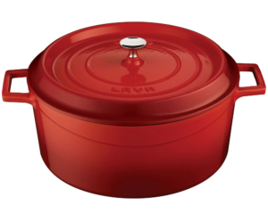 Gjutjärnsgryta 6,71L Röd