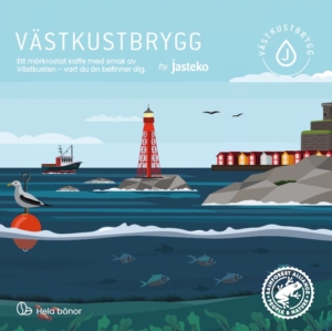 Kaffe Västkustbrygg HelaBönor 1000g 4st (4kg)