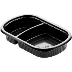 Microform Oval Mealbox 2-fack 800ml 250st