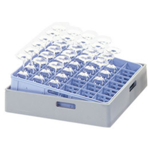 Fackinsats korg 46x46cm 87mm/25st Ljusblå