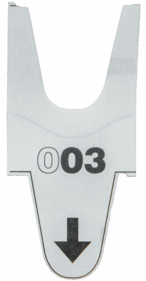 Kölappar / biljett T90 Vit 4000st /ru