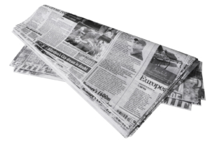 Wrappapper "NEWS PRINT" 35x40cm 5,32kg 1000st