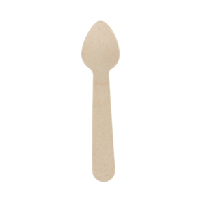 Kaffesked / Glassked vaxat Trä 9,5cm 100 pack