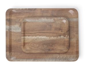 Serveringsbricka med melaminlaminat, halkfri, med