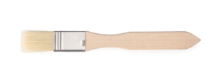 Smörkniv och fettpensel med naturborst – set med