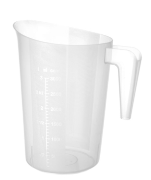 Stapelbar mätkanna, HENDI, 3 l, 181 x 233 mm
