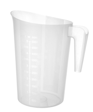 Stapelbar mätkanna, HENDI, 5 l, 210 x 270 mm