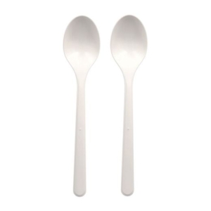 REUSE Sked 18,5cm Kraftig "Bio-PP" Vit 50st