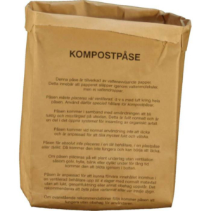 Sopsäck PAPPER Matavfall 8L 80st