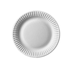 Papperstallrik 15cm vit 1000st