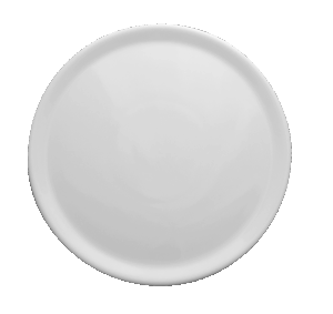 Pizzatallrik flat rund vit 33cm, 6 St/Frp