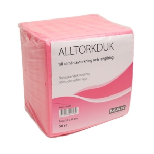 Alltorkduk Rosa 38x38cm 50-pack