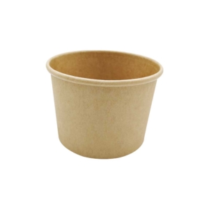 Soppskål papper 350ml Natur/Brun Q96 PE 500st