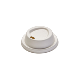 Lock till kaffebägare Bagasse 24cl Q80mm 1000st
