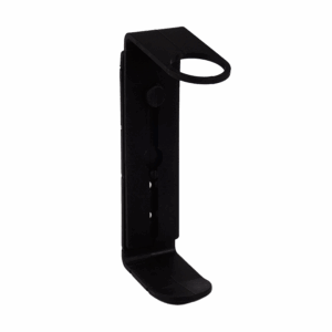 Pump-/vägghållare 300-550ml. Matt Svart plast