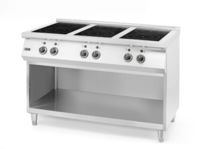 Induktionsspis med 6 plattor, HENDI, 400V/25500W