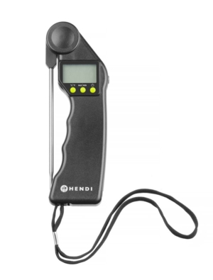 Digital termometer med vikbar sond, HENDI, Svart