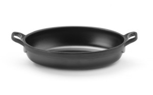 Mini oval panna Little Chef, Fine Dine, Svart