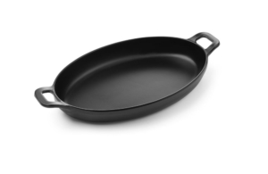 Mini oval panna Little Chef, Fine Dine, Svart