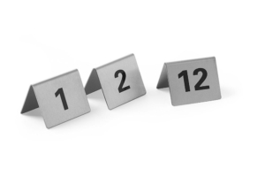 Bordsställsnummer, HENDI, Nummer 1-12