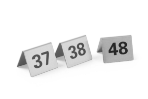 Bordsställsnummer, HENDI, Nummer 37-48