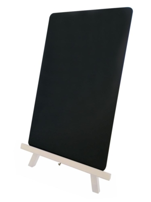 Svart tavla med staffli, HENDI, 220x210x(H)360mm