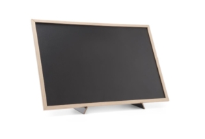 Svart tavla med stativ, HENDI, 400x600mm