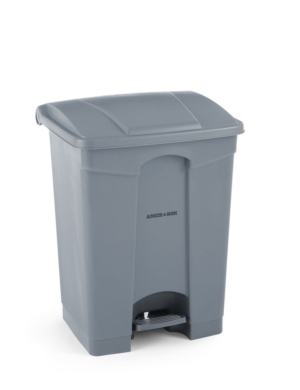 Pedalhink, AmerBox, 68 l, ljusgrå, 490x410x(H)660