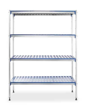 Förvaringsställ i aluminium, HENDI