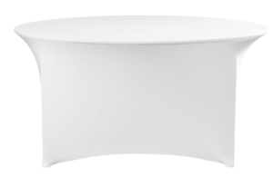 Bordsduk, rund, HENDI, 810996, Vit, 1500 x 760 mm