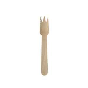 Grillgaffel Tandad Trä 14cm 100 pack