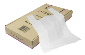 Plastkasse LDPE Vit 10L 25/12x45cm 500st