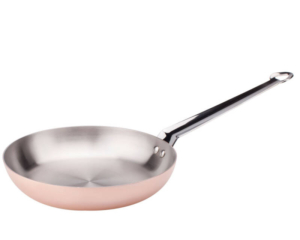 Agnelli kopparstekpanna med rfr insida, induktion