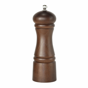 Kryddkvarn mörkbrun 15cm med P för peppar, 1 St/Fr