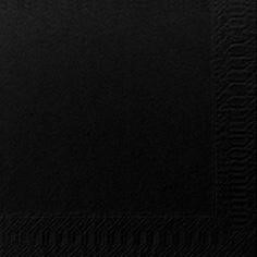 Servett 3 lag 24x24cm SVART 1800st