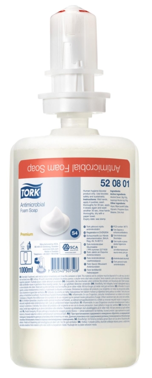Skumtvål S4 Antimikrobiell 1lit