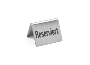 Bordskylt Reserverad - 4 st, HENDI, Reserverad